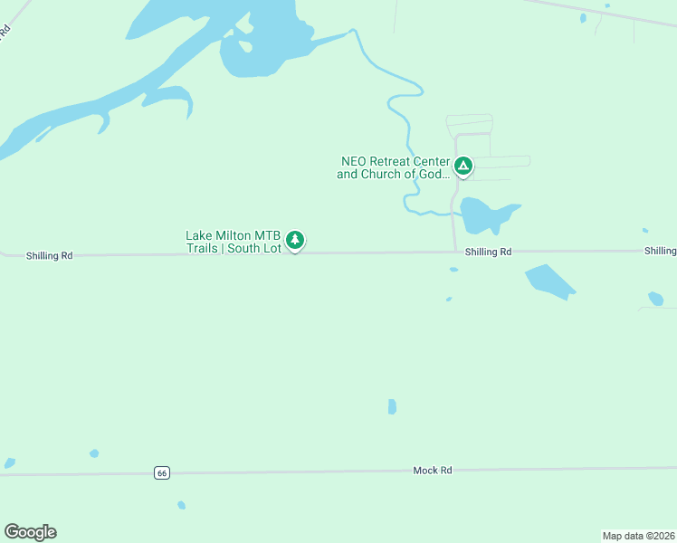map of restaurants, bars, coffee shops, grocery stores, and more near 16533 Shilling Road in Berlin Center