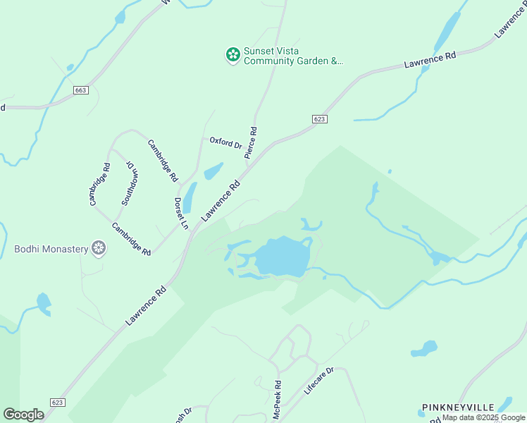 map of restaurants, bars, coffee shops, grocery stores, and more near 100 Lawrence Road in Lafayette Township