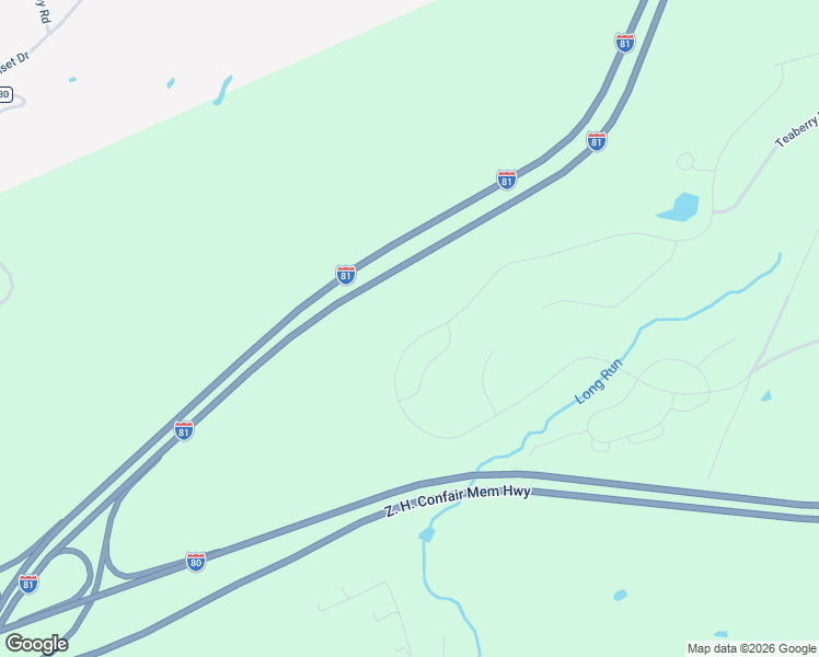 map of restaurants, bars, coffee shops, grocery stores, and more near 322 Long Run Road in Drums