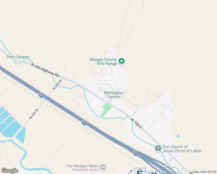 map of restaurants, bars, coffee shops, grocery stores, and more near 862 North Sapphire Street in Morgan