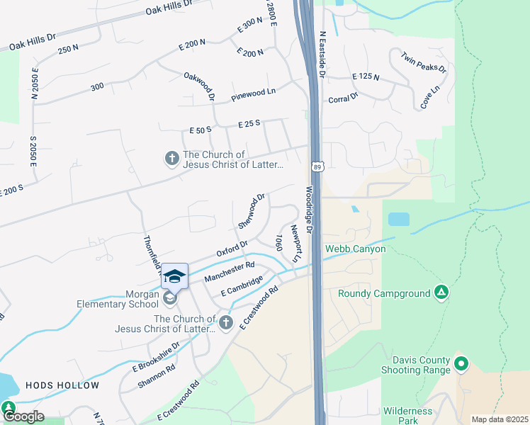 map of restaurants, bars, coffee shops, grocery stores, and more near 1130 Sherwood Drive in Kaysville