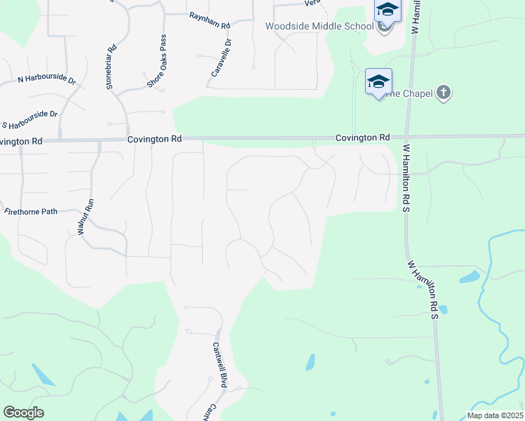 map of restaurants, bars, coffee shops, grocery stores, and more near Christal Court in Fort Wayne