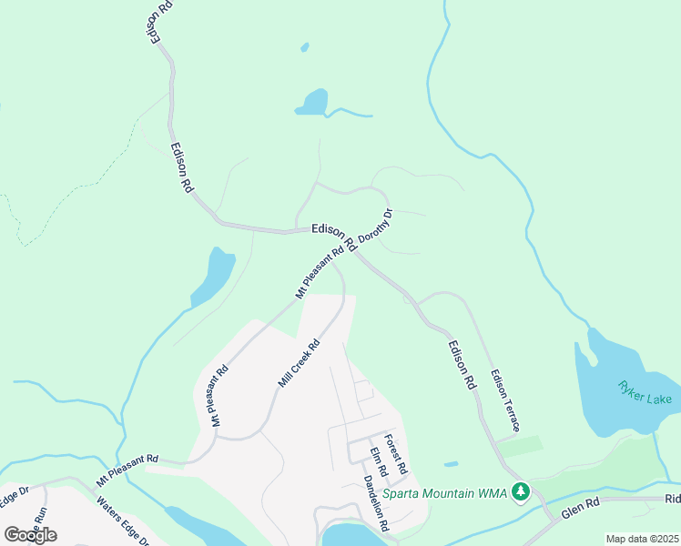 map of restaurants, bars, coffee shops, grocery stores, and more near 3 Mill Creek Rd in Sparta