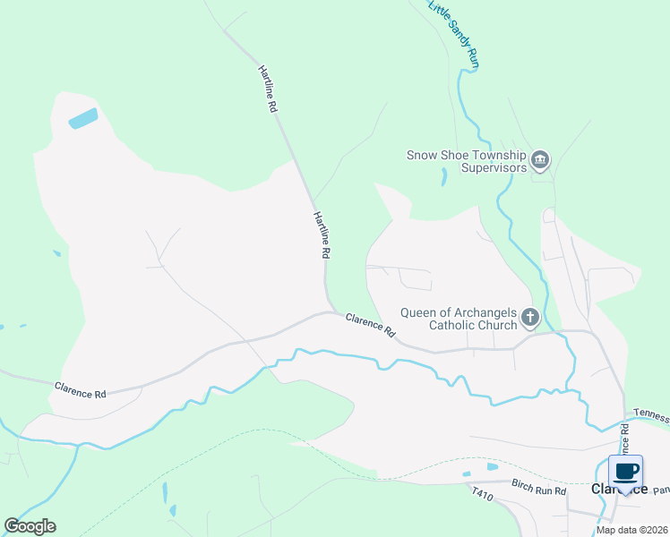 map of restaurants, bars, coffee shops, grocery stores, and more near 141 Hartline Road in Clarence