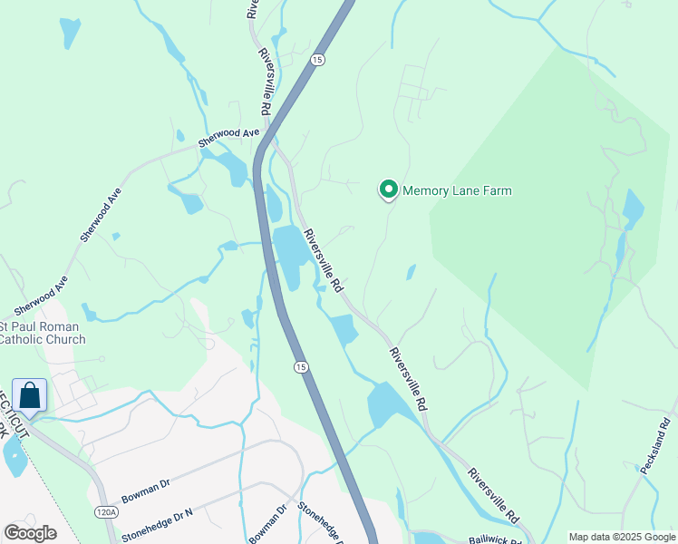 map of restaurants, bars, coffee shops, grocery stores, and more near 293 Riversville Road in Greenwich