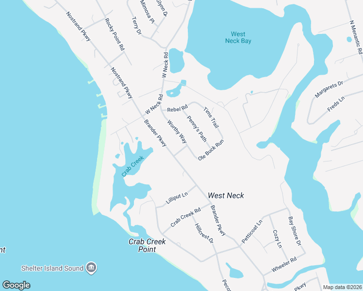map of restaurants, bars, coffee shops, grocery stores, and more near 18 Worthy Way in Shelter Island