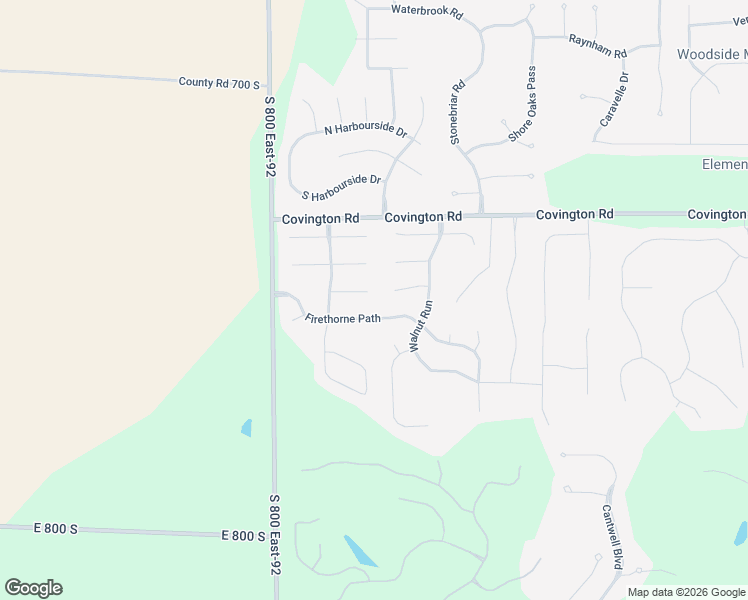 map of restaurants, bars, coffee shops, grocery stores, and more near 14916 Knobcone Court in Fort Wayne