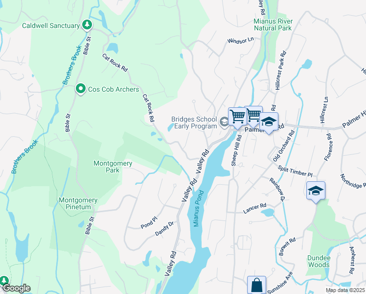 map of restaurants, bars, coffee shops, grocery stores, and more near 4 Fox Hollow Lane in Greenwich