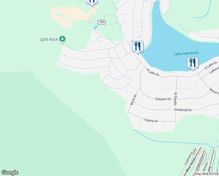 map of restaurants, bars, coffee shops, grocery stores, and more near 18 Hickory Road in Palmerton