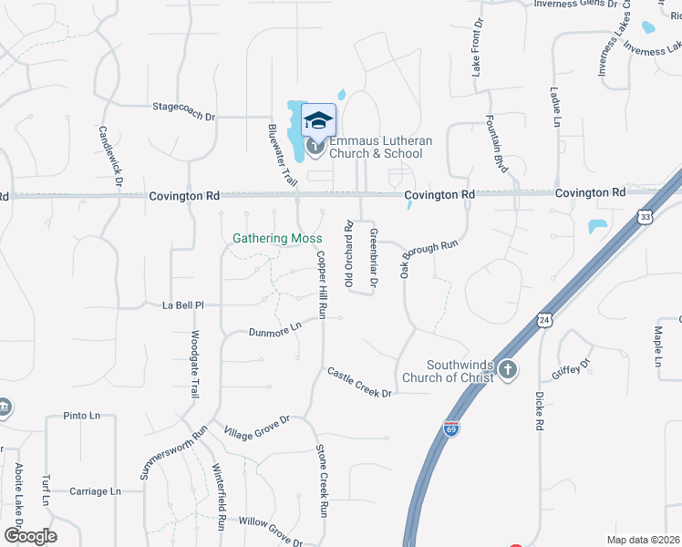 map of restaurants, bars, coffee shops, grocery stores, and more near 2944 Old Orchard Road in Fort Wayne