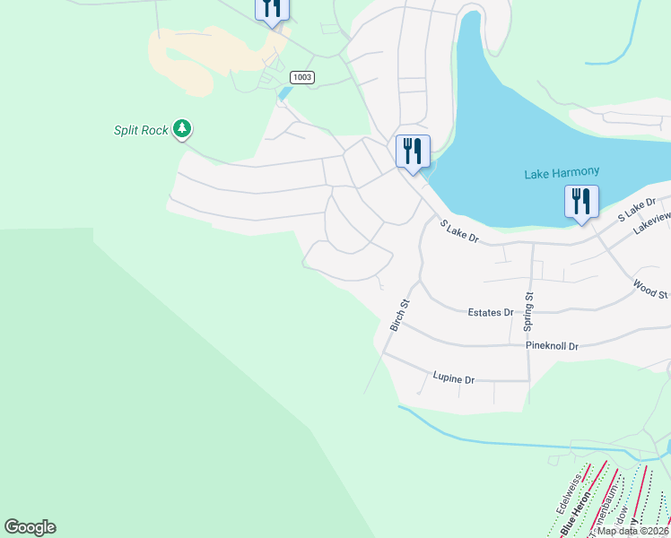 map of restaurants, bars, coffee shops, grocery stores, and more near 18 Hickory Rd in Carbon