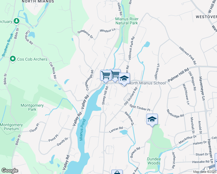 map of restaurants, bars, coffee shops, grocery stores, and more near 326 Palmer Hill Road in Greenwich