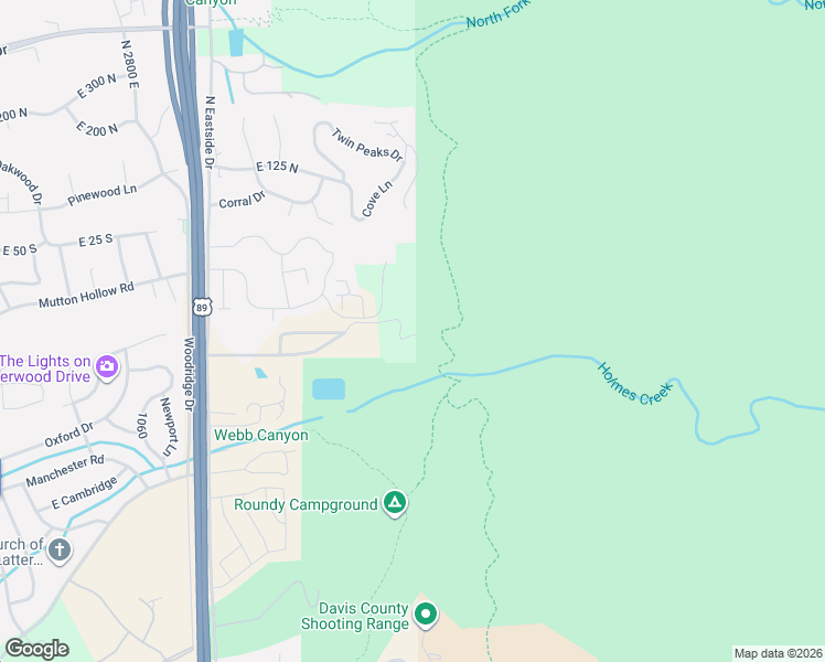 map of restaurants, bars, coffee shops, grocery stores, and more near 1346 U.S. 89 in Kaysville