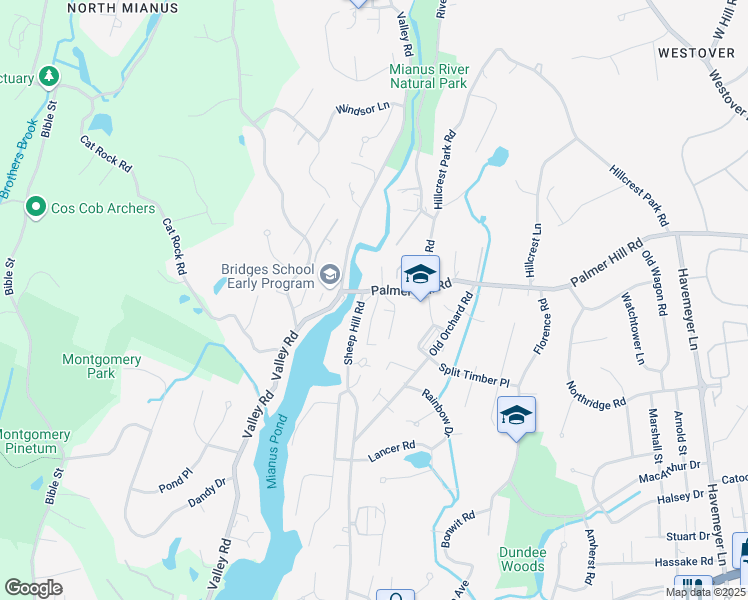 map of restaurants, bars, coffee shops, grocery stores, and more near 333 Palmer Hill Road in Greenwich