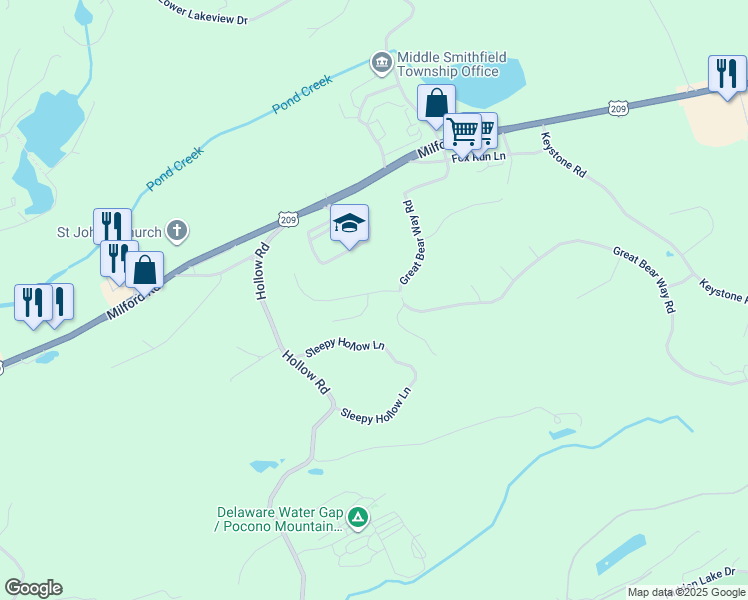 Map Of East Stroudsburg Pa Maping Resources