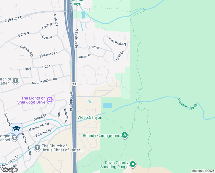 map of restaurants, bars, coffee shops, grocery stores, and more near 1423 Stone House Bend in Kaysville