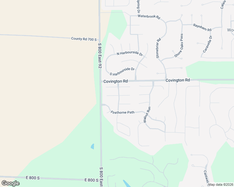map of restaurants, bars, coffee shops, grocery stores, and more near 15102 Bristlecone Court in Fort Wayne