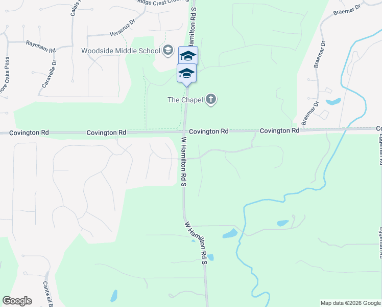 map of restaurants, bars, coffee shops, grocery stores, and more near 2816 Covington Manor Road in Fort Wayne