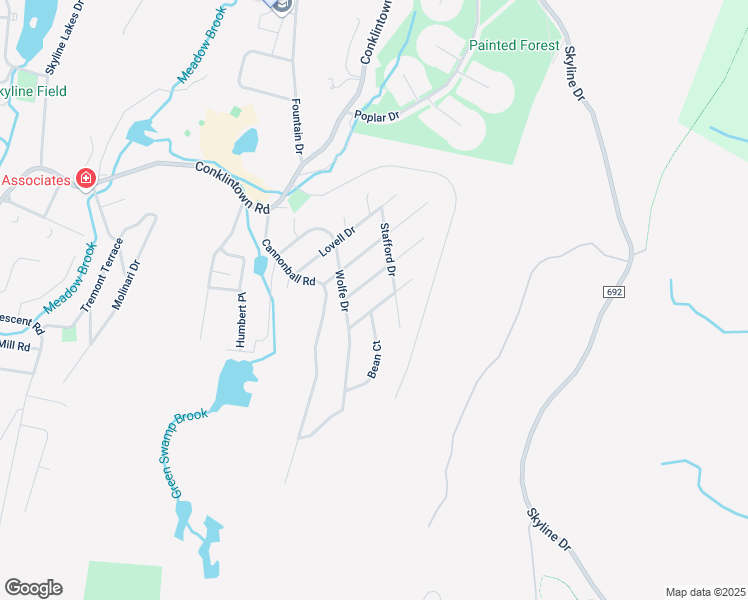 map of restaurants, bars, coffee shops, grocery stores, and more near 11 Shepherd Dr in Wanaque
