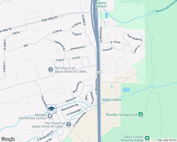 map of restaurants, bars, coffee shops, grocery stores, and more near 1134 Mutton Hollow Road in Kaysville