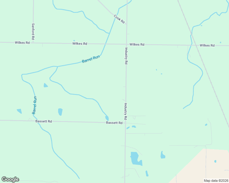 map of restaurants, bars, coffee shops, grocery stores, and more near 2547 Industry Rd in Atwater