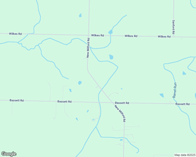 map of restaurants, bars, coffee shops, grocery stores, and more near 2532 New Milford Road in Atwater