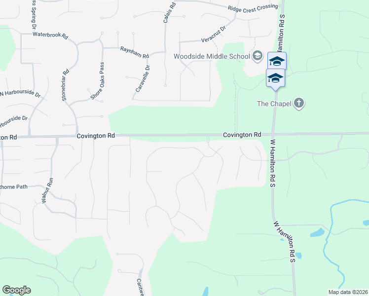 map of restaurants, bars, coffee shops, grocery stores, and more near Paperbark Trail in Fort Wayne