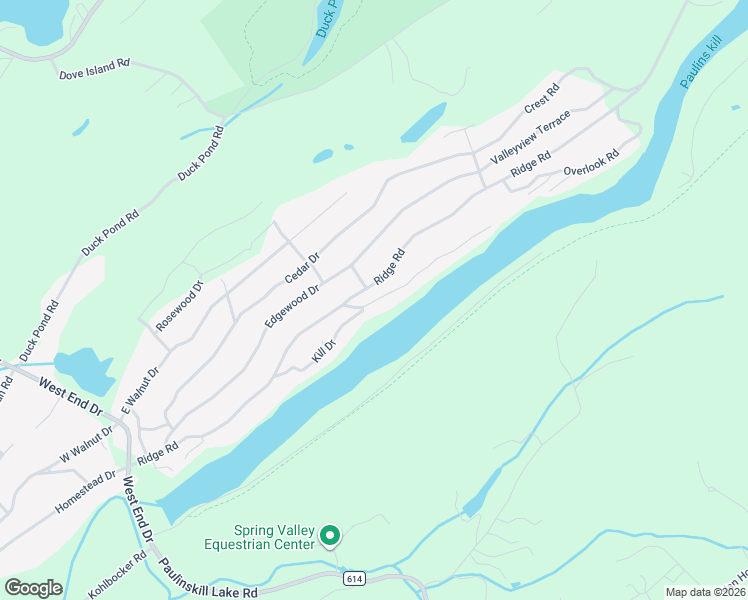 map of restaurants, bars, coffee shops, grocery stores, and more near 948 Ridge Road in Newton