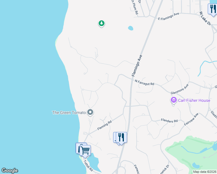 map of restaurants, bars, coffee shops, grocery stores, and more near 31 Kettle Hole Road in Montauk