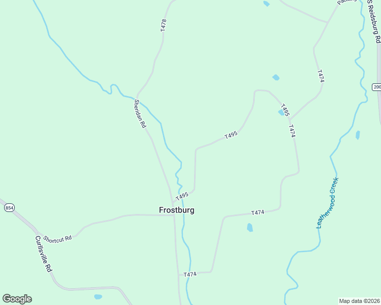 map of restaurants, bars, coffee shops, grocery stores, and more near 281 Frosty Road in New Bethlehem