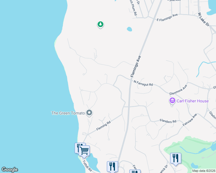 map of restaurants, bars, coffee shops, grocery stores, and more near 31 Kettle Hole Road in Montauk