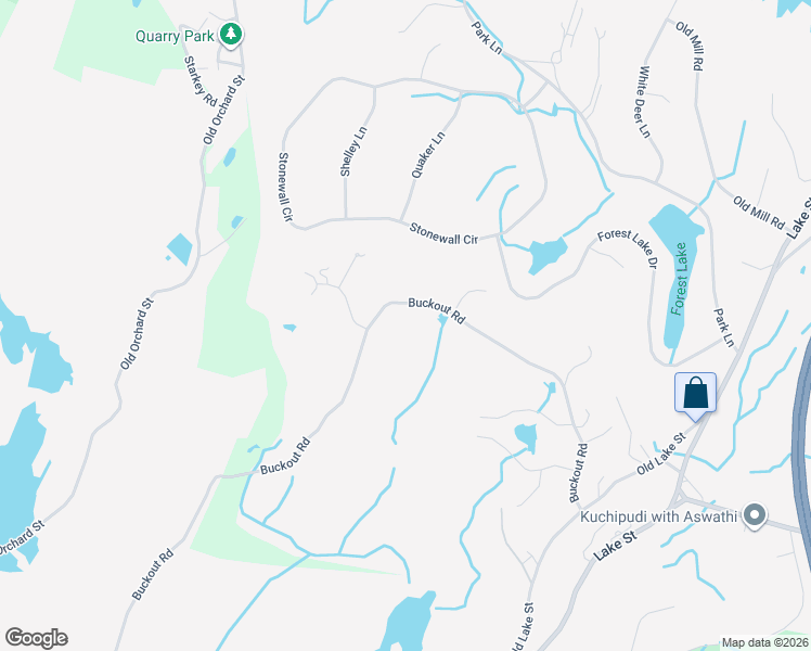 map of restaurants, bars, coffee shops, grocery stores, and more near 43 Buckout Road in Harrison