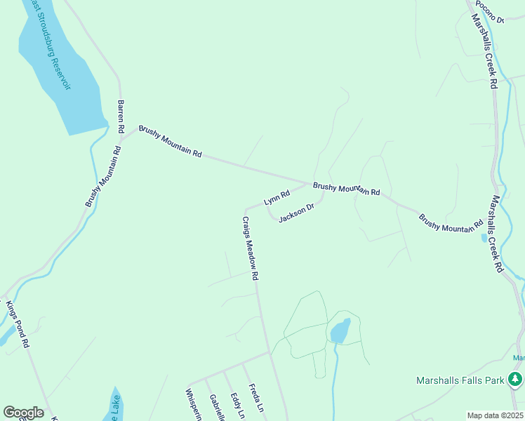 map of restaurants, bars, coffee shops, grocery stores, and more near 534 Lynn Road in East Stroudsburg