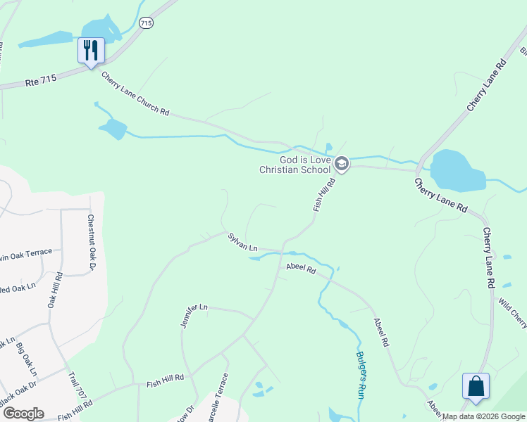map of restaurants, bars, coffee shops, grocery stores, and more near 79 Tomahawk Trail in East Stroudsburg