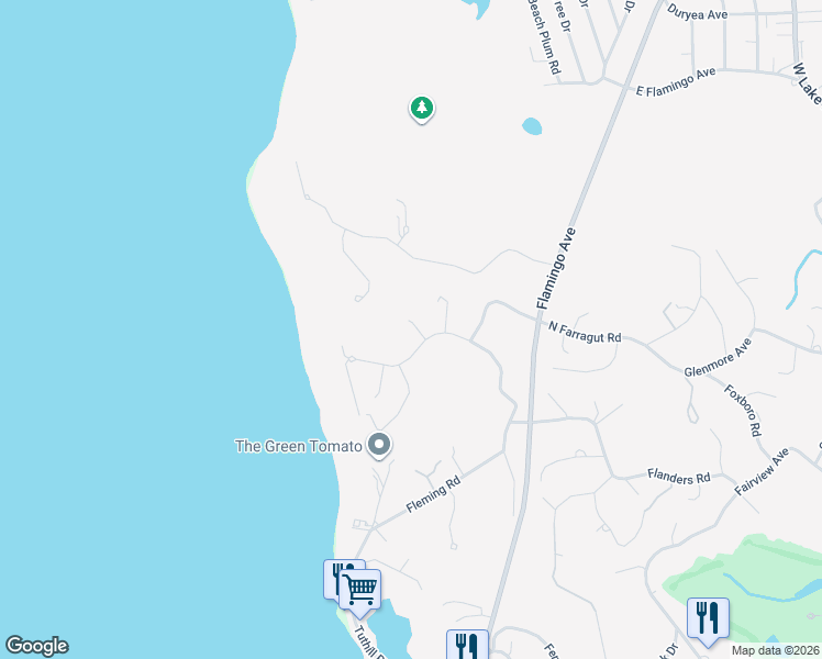 map of restaurants, bars, coffee shops, grocery stores, and more near 46 Kettle Hole Road in Montauk