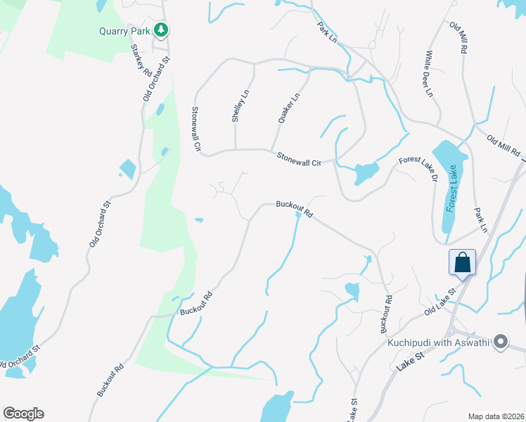 map of restaurants, bars, coffee shops, grocery stores, and more near 43 Buckout Road in Harrison