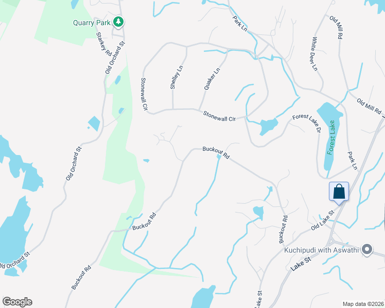map of restaurants, bars, coffee shops, grocery stores, and more near 43 Buckout Road in Harrison