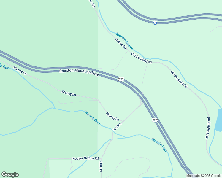 map of restaurants, bars, coffee shops, grocery stores, and more near 13252 Rockton Mountain Highway in Clearfield