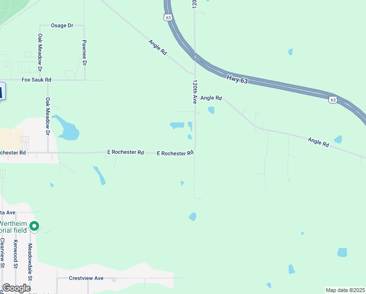 map of restaurants, bars, coffee shops, grocery stores, and more near 463 East Rochester Road in Ottumwa