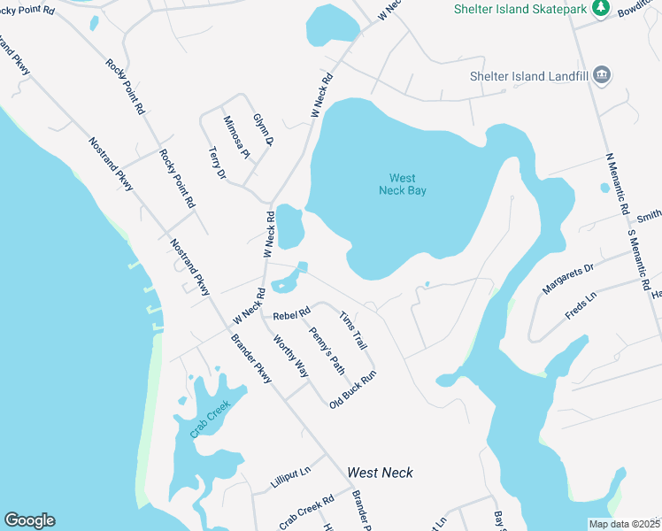map of restaurants, bars, coffee shops, grocery stores, and more near 62 Westmoreland Drive in Shelter Island