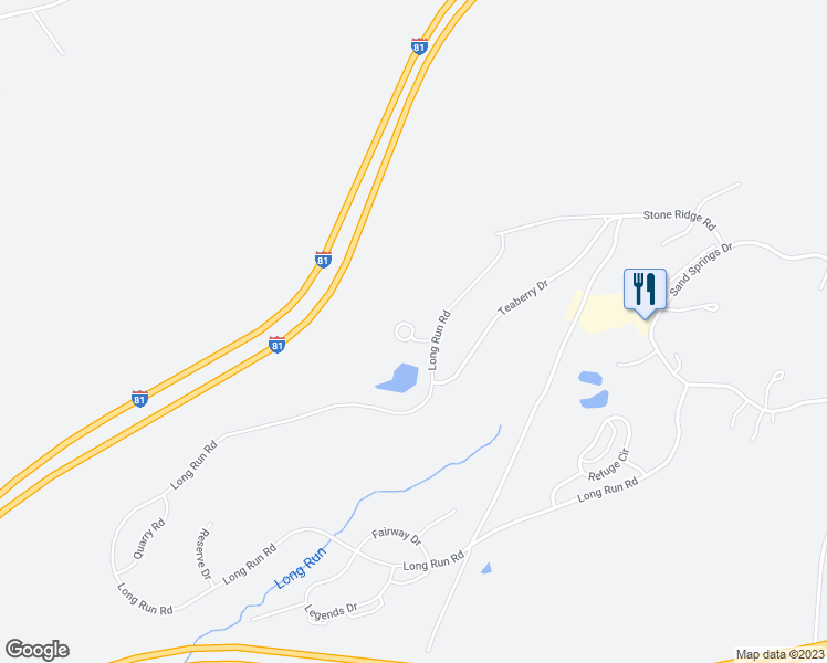 map of restaurants, bars, coffee shops, grocery stores, and more near Scotia Drive in Drums