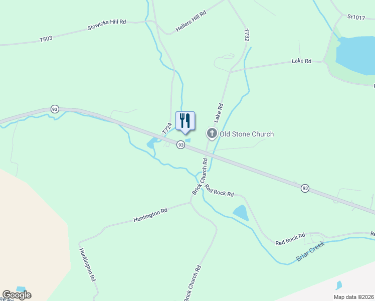 map of restaurants, bars, coffee shops, grocery stores, and more near 1476 Highway 93 in Berwick