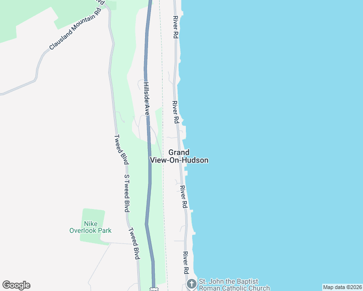 map of restaurants, bars, coffee shops, grocery stores, and more near 186 River Road in Grand View-on-Hudson