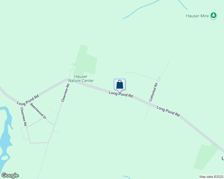 map of restaurants, bars, coffee shops, grocery stores, and more near 1625 Long Pond Road in Long Pond