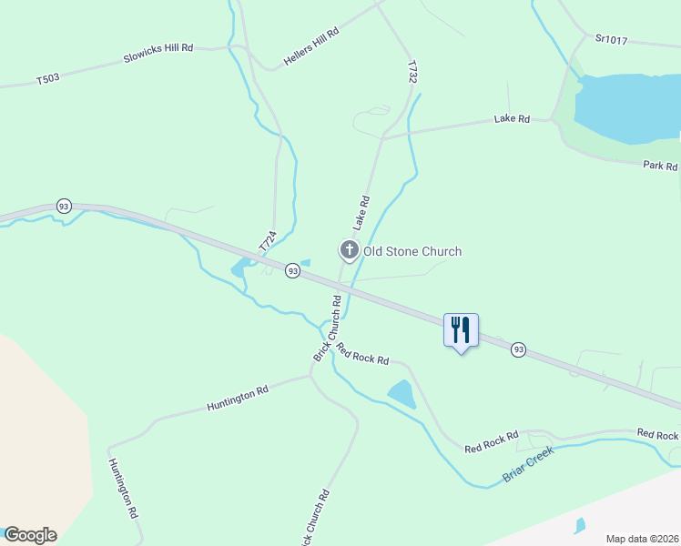 map of restaurants, bars, coffee shops, grocery stores, and more near 1476 State Highway 93 in Berwick