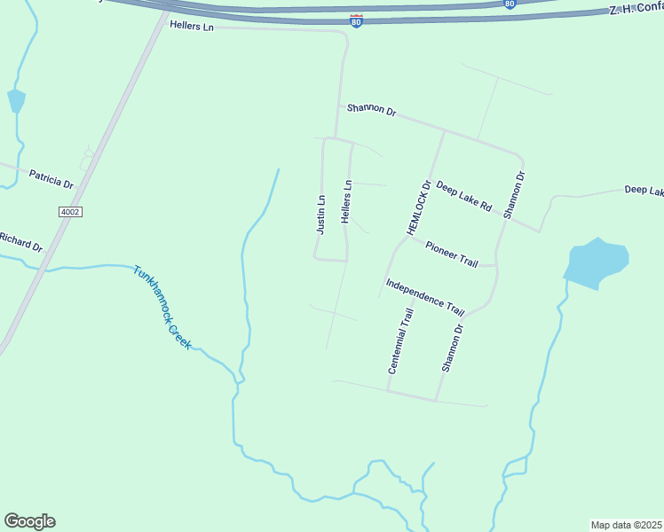 map of restaurants, bars, coffee shops, grocery stores, and more near 328 Hellers Lane in Long Pond