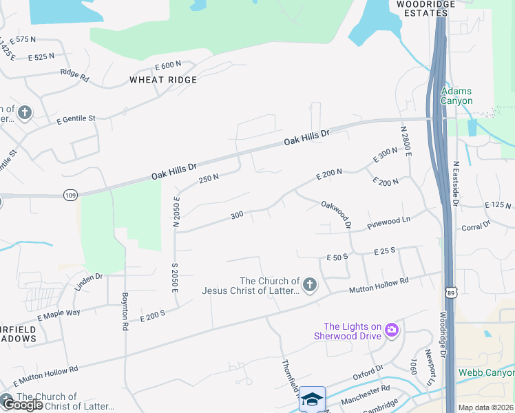 map of restaurants, bars, coffee shops, grocery stores, and more near 2315 Summerwood Drive in Layton