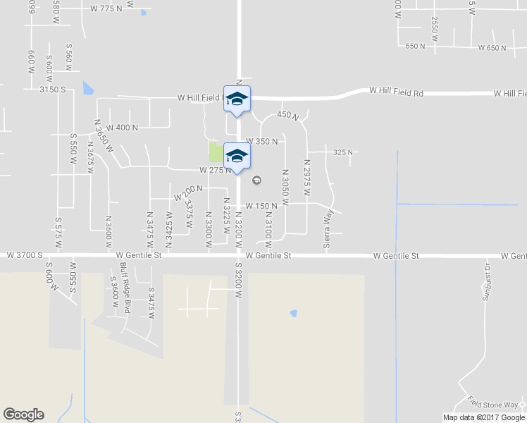 map of restaurants, bars, coffee shops, grocery stores, and more near 141 North 3100 West in Layton