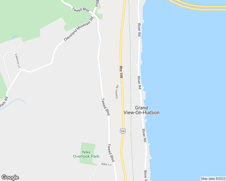 map of restaurants, bars, coffee shops, grocery stores, and more near 988 Route 9W in Nyack