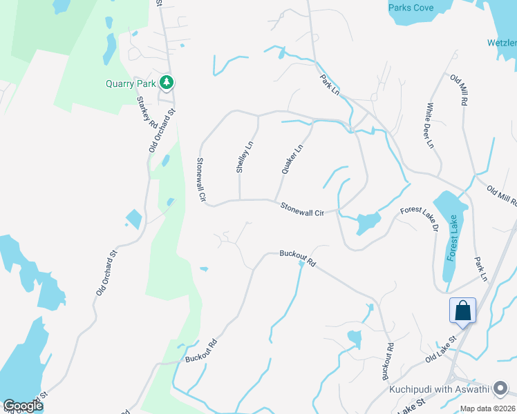 map of restaurants, bars, coffee shops, grocery stores, and more near 74 Stonewall Circle in Harrison